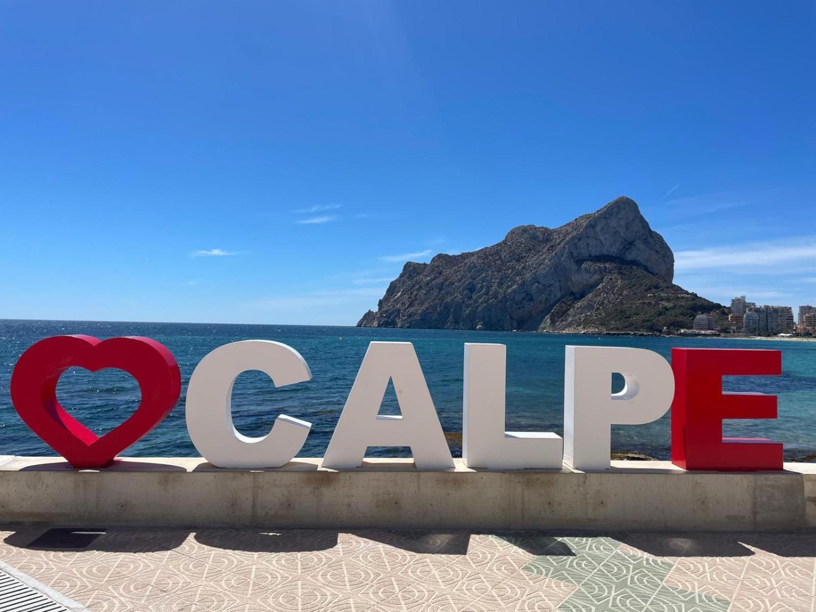 Eerstelijns Appartement Vive Cada Momento Zeezicht En Pal Aan De Boulevard En Strand Calpe, Toplocatie Esterno foto